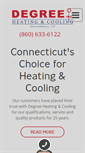 Mobile Screenshot of degreeheatingandcooling.com